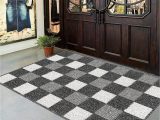 Extra Large Indoor Outdoor area Rugs Extra Large Indoor Outdoor Doormat 32″x 48″ Washable Checked Rugs …