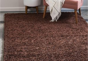 Extra Large Living Room area Rugs Bravich Rugmasters Chocolate Brown Extra Rug 5 Cm Thick Shag Pile soft Shaggy area Rugs Modern Carpet Living Room Bedroom Mats 160 X 230 Cm