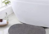 Extra Large Oval Bath Rugs Swhf Premium Cotton Oval Anti Skid Bath Mat Grey