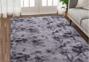 Extra Large soft area Rugs Glowsol 8’x10′ area Rug Extra Large Shag Fluffy soft Rug Carpets Fuzzy Non-skid Furry Plush area Rugs for Living Room Bedroom, Dark Gray