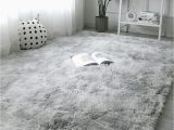 Extra Large soft area Rugs Super soft Fluffy Shaggy Rugs Grey and White 120 X 160 Cm Anti-slip Carpet Kids Mat Living Room Extra Large Size area Rug Modern Bedroom Nursery Rugs …