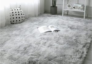 Extra Large soft area Rugs Super soft Fluffy Shaggy Rugs Grey and White 120 X 160 Cm Anti-slip Carpet Kids Mat Living Room Extra Large Size area Rug Modern Bedroom Nursery Rugs …