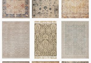 Farmhouse area Rugs for Living Room Vintage Inspired area Rugs
