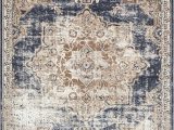 Farmhouse Style area Rugs 8×10 Dark Blue 8 X 10 Villa Rug area Rugs