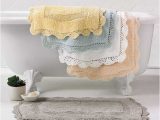 Farmhouse Style Bathroom Rugs Crochet Bath Rugs From Tuesday Morning Farmhouse Bath