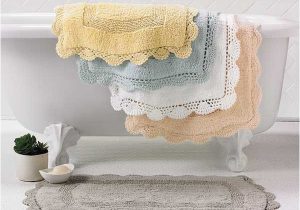 Farmhouse Style Bathroom Rugs Crochet Bath Rugs From Tuesday Morning Farmhouse Bath