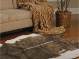 Faux Animal Skin area Rugs Clearance Cabin Country Faux Cow Hide Rug Cowhide Floor Rug Mat 152x198cm Tan