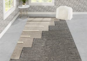 Flat Weave Wool area Rugs Handmade Flatweave Wool Black/beige area Rug