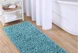 Floor Dimensions Bathroom Rugs Vcny Home Bathroom Rug Paper Scarf 24×60 Light Blue