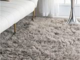 Fluffy area Rugs for Bedroom Nuloom Hand Made Plush Greek Flokati Wool Shag area Rug In