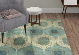 Fremont Wool Aqua area Rug Fremont Wool Aqua area Rug Aqua area Rug, Mid Century Modern …