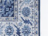French Country Blue Rugs Coen French Country Navy Blue Medallion Patterned Rug – 3’6″x5’6″