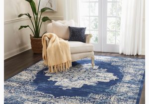 French Country Blue Rugs Nourison Grafix 7 X 10 Blue Indoor Medallion French Country area …