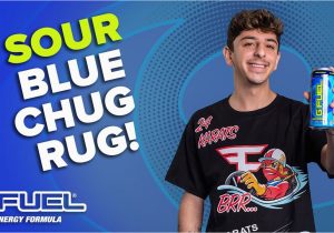 G Fuel Blue Chug Rug G Fuel sour Blue Chug Rug – In A Can!!