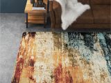 Giannini Abstract Brown Red area Rug Bali Abstract Blue/red area Rug