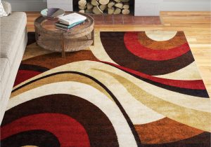Giannini Abstract Brown Red area Rug Nadell Abstract Brown/beige area Rug