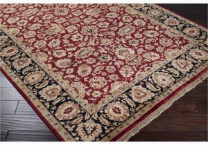 Giannini Abstract Brown Red area Rug oriental Hand-knotted Wool area Rug In Red/brown