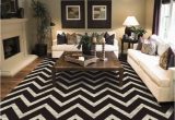 Giunta Wool Black Ivory area Rug Giunta Chevron Wool Black/ivory area Rug