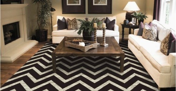 Giunta Wool Black Ivory area Rug Giunta Chevron Wool Black/ivory area Rug