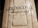 Gold Coast Microfiber Bath Rug Gold Coast Double Border Cotton Bath Rug Ivory Set Of 2 Condition Brand New