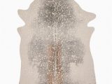 Gold Printed Faux Cowhide area Rug Loloi Rugs Brycbz 07pwgo5066 5 6 Ft X 6 In Contemporary