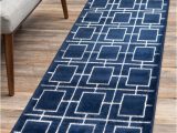 Gray and Navy Blue area Rug Glam Gray area Rug