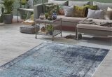 Gray and Navy Blue area Rug Mod Arte Mirage Collection area Rug Modern & Contemporary Style Abstract soft & Plush Navy Blue Gray