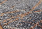 Gray and Rust area Rug Regal Vivid Style