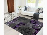 Gray and Silver area Rugs Handcraft Rugs – Purple, Gray, Silver, Black, Abstract area Rug …