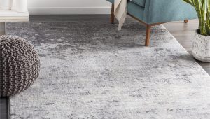 Gray and Silver area Rugs Heimskringla Abstract Silver Gray/charcoal area Rug
