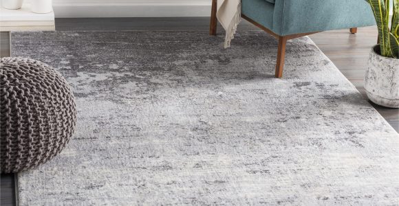 Gray and Silver area Rugs Heimskringla Abstract Silver Gray/charcoal area Rug