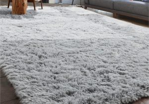 Gray and Silver area Rugs Pagisofe Ultra soft Fluffy Shag area Rugs for Bedroom, Shaggy Silver Rugs Carpets for Kids Room, Girls Room, Baby Room, Nursery Decor, Floor Fuzzy …