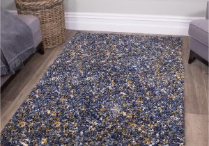 Gray Blue Yellow Rug soft Mottled Blue Yellow Shaggy Rugs Small Large Thick Fleck Shaggy Floor Carpet