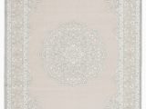 Gray Brown and White area Rug Malo Medallion Gray White area Rug 5 X7 6"