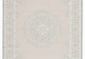 Gray Brown and White area Rug Malo Medallion Gray White area Rug 5 X7 6"