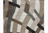 Gray Brown and White area Rug Meisner Abstract Brown White area Rug