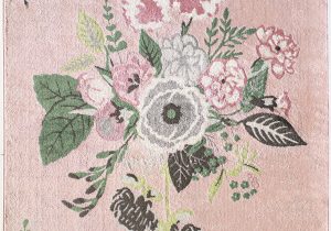 Green and Pink area Rugs southard Pink Green Black area Rug