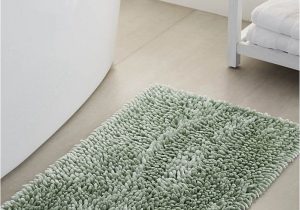 Green Bathroom Rugs On Sale Bouclé Chenille Bath Mat 50 X 80 Cm solid Kelly Green