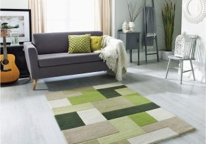 Green Living Room area Rugs Abstrakte GrÃ¼ne Collage Pastell Tufted Designer Wolle Teppich …