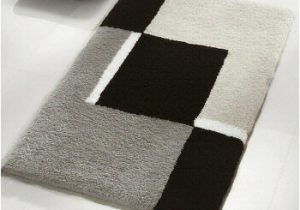 Grey and Black Bathroom Rugs Contemporary Black and White Bath Rugs Vita Futura