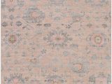 Grey and Peach area Rug norra Rug with An Antiqued Finish and Fringed Ends This