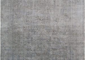 Grey and White area Rug 9×12 9 X 12 Overdyed Grey Wool area Rug