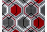 Grey and White area Rug Walmart Summit Collection Geometric Honey B Red Grey Red area Rug Walmart