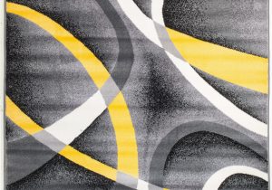 Grey Yellow White area Rug Gaeta Abstract Multi Colored area Rug