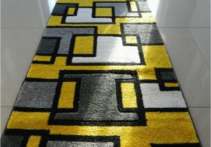 Grey Yellow White area Rug Yellow Black Silver Grey Off White Small Medium Xx Large Rug New Modern soft Thick Carpet Non Shed Runner Bedroom Living Room area Rug Mat 66 X 230