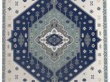 Gutierrez Cream Blue area Rug Adana Blue & Ivory area Rug by Marina Gutierrez – Walmart.com