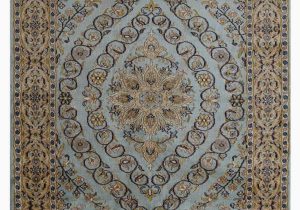 Hand Knotted Persian area Rug Persian oriental Hand Knotted Silk Green area Rug
