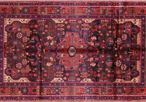 Hand Tied Wool area Rugs 5′ 6″ X 9′ 10″ New Hand Knotted Wool Persian Nahavand area Rug