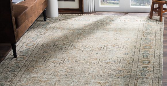 Hand Tied Wool area Rugs Safavieh Izmir Collection 6′ X 9′ Linen / Dusty Teal Izm188a Hand-knotted Traditional New Zealand Wool area Rug