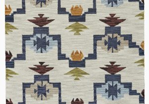 Hand Tufted Blue Wool Rug Pacifica Hand Tufted Wool Blue Ivory area Rug